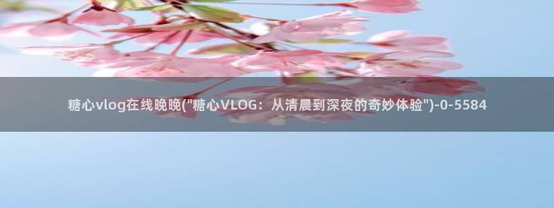 糖心vlog包子叫什么