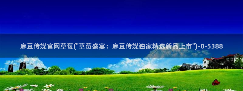 麻豆高口碑视频